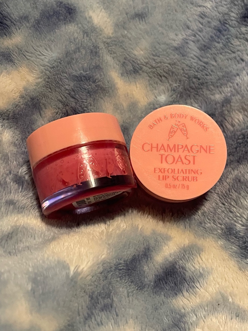 NWT set of 2 Retired Scent Bath & Body Works Pink Champagne Toast Lip Scrub